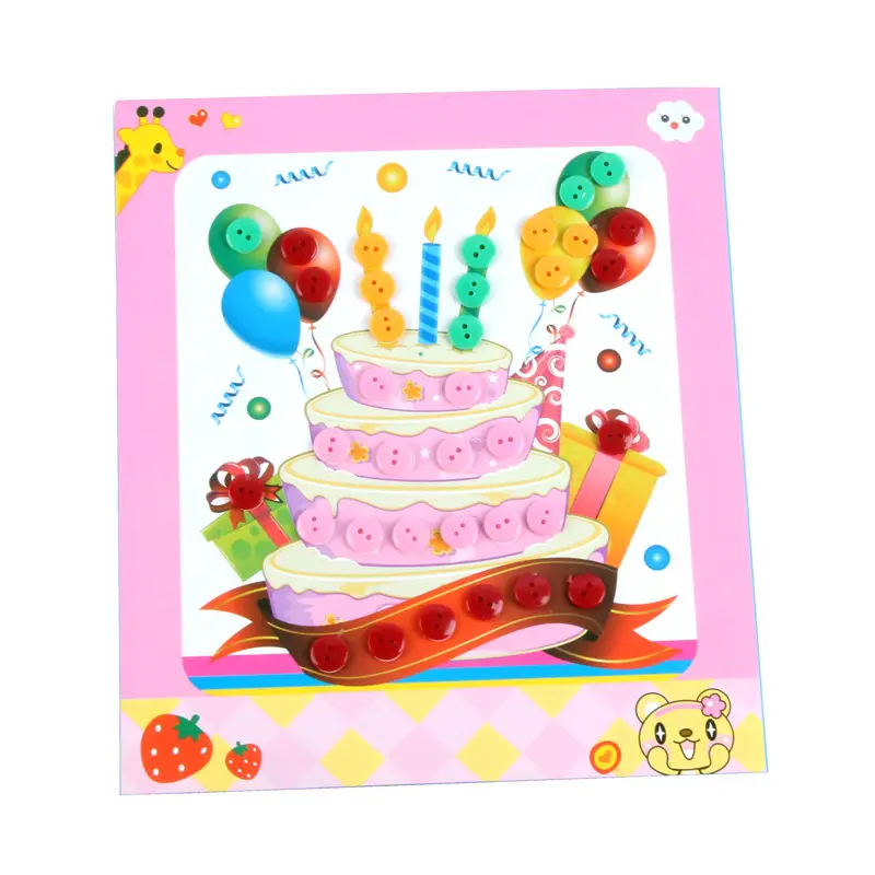 Children's Button Painting Set 12 Pieces 221x19CM — feature 6