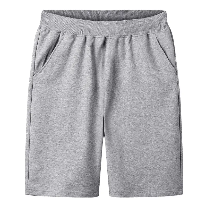 Children Cotton Shorts Grey Five Point Print 110-160
