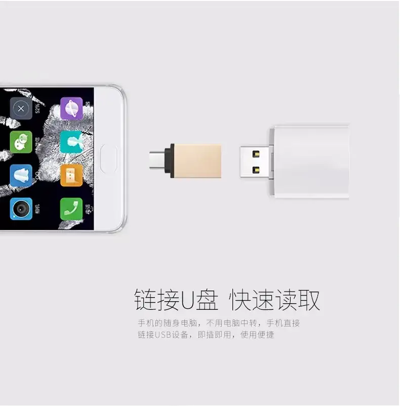 Type-C to USB3.0 OTG Adapter Aluminum Connector - Image 5