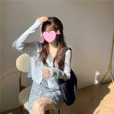 Women White Knitted Cardigan Long Sleeve Summer Top — feature 21