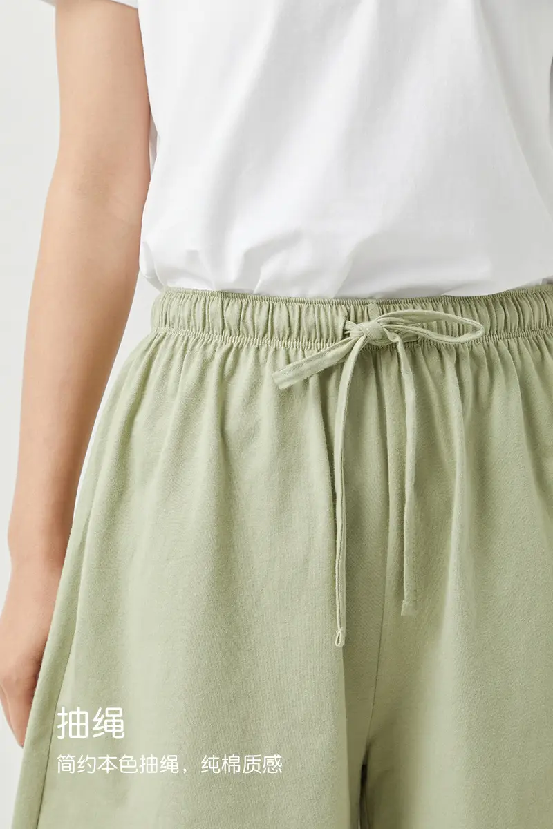 Women's Black Pure Cotton Shorts Summer Wear — feature 14