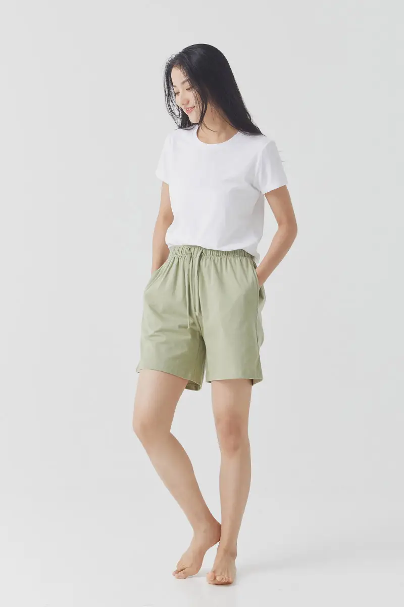 Women's Black Pure Cotton Shorts Summer Wear — feature 20