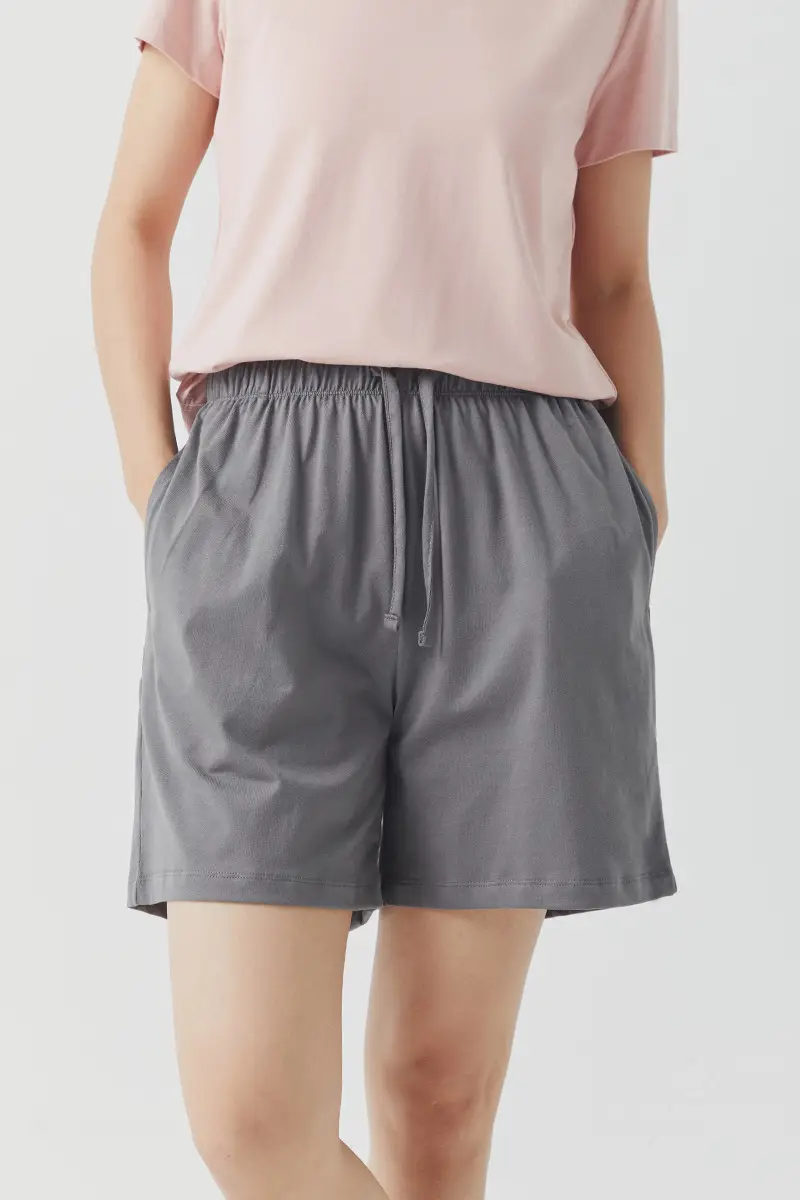 Women's Black Pure Cotton Shorts Summer Wear — feature 26