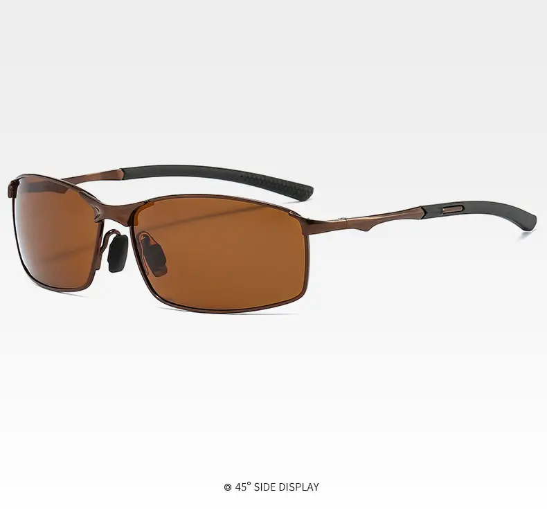 Men Metal Polarized Sunglasses Blue Mirror — feature 17