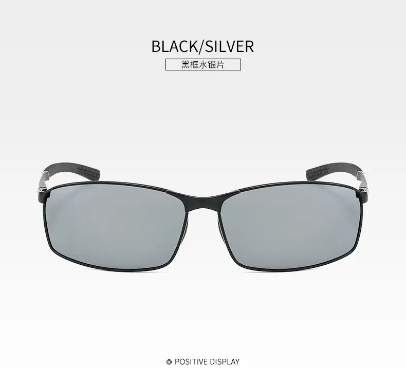 Men Metal Polarized Sunglasses Blue Mirror — feature 18