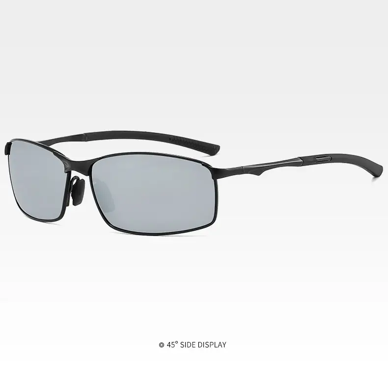 Men Metal Polarized Sunglasses Blue Mirror — feature 19