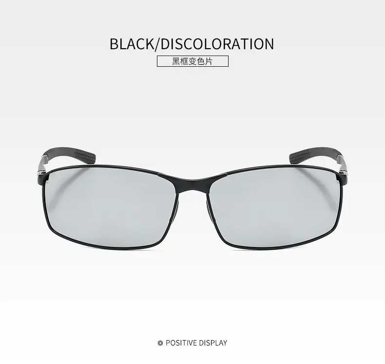 Men Metal Polarized Sunglasses Blue Mirror — feature 22