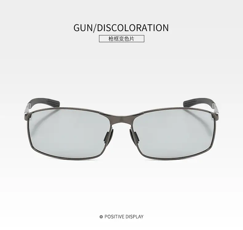 Men Metal Polarized Sunglasses Blue Mirror — feature 24
