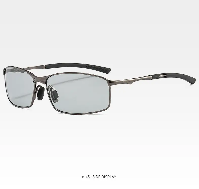 Men Metal Polarized Sunglasses Blue Mirror — feature 25