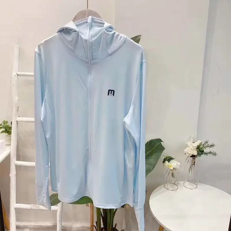 Pink Ice Silk Sun Protection Jacket for Women 2024 - Image 8
