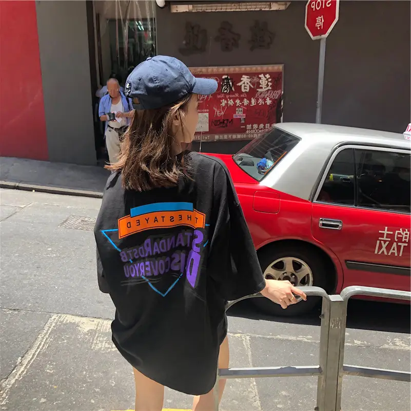 Women Korean Style Short Sleeve T-Shirt 2026 - Image 4