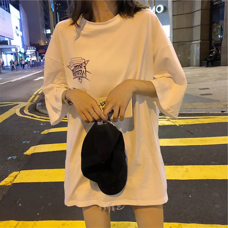 Women Korean Style Short Sleeve T-Shirt 2026 - Image 5