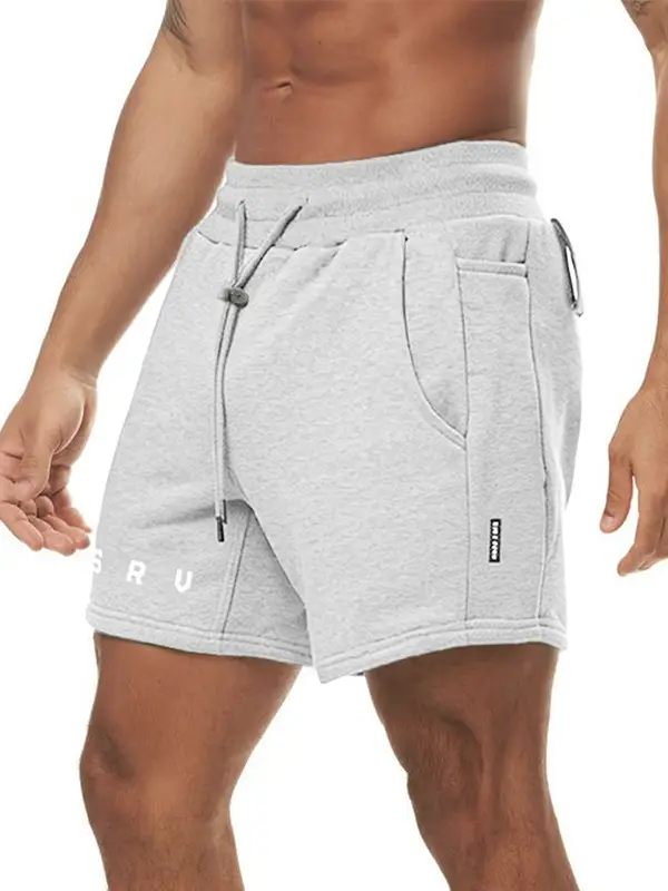 Men's Brown Cotton Shorts with Drawstring Waist - Image 15