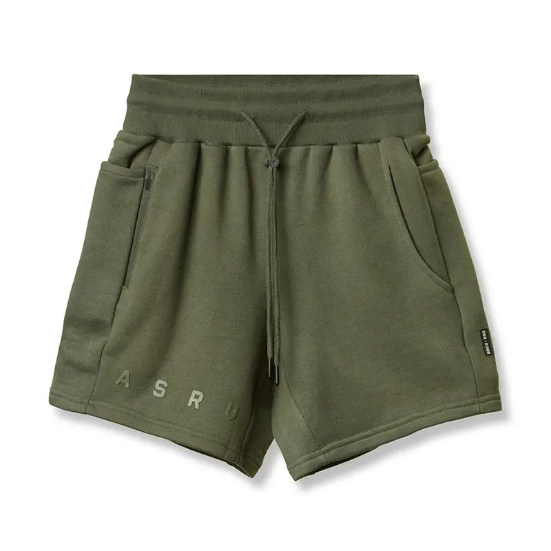 Men's Brown Cotton Shorts with Drawstring Waist - Image 13