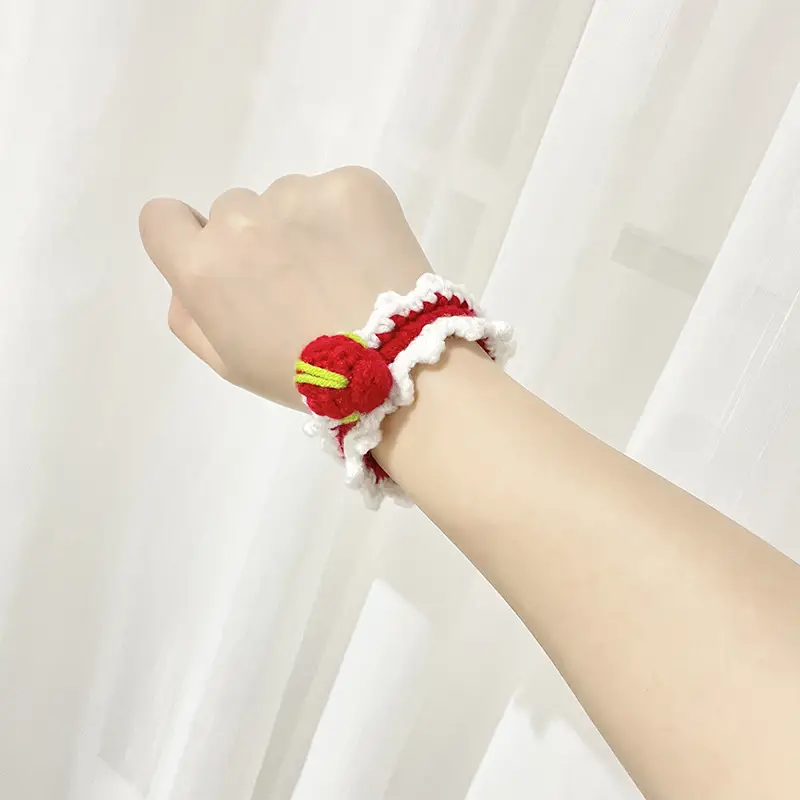 Yellow Knitted Knot Bracelet for Women - Image 6