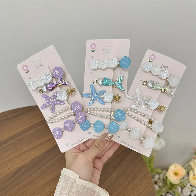 Pearl Hair Accessories Set for Women — feature 2