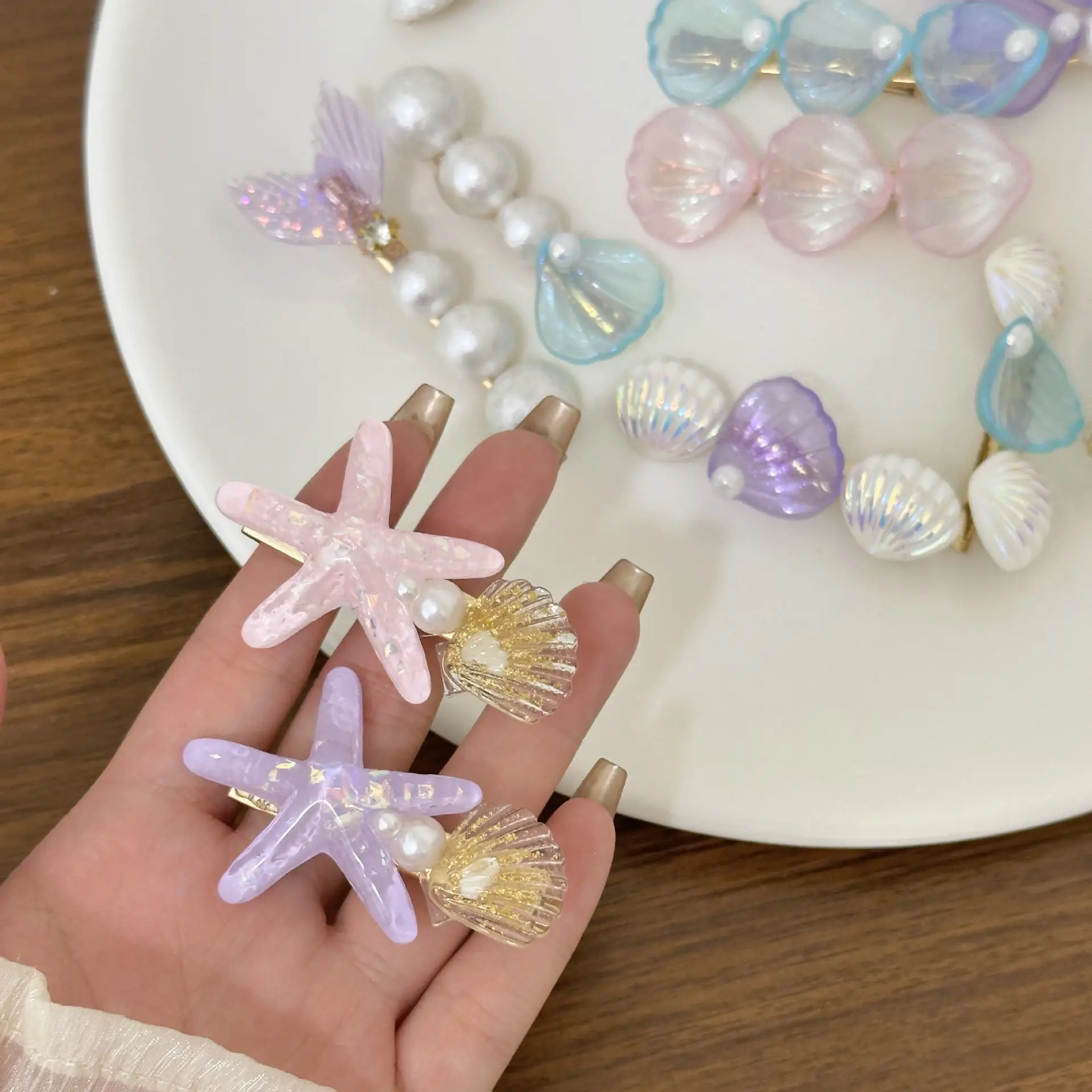 Pearl Hair Accessories Set for Women — feature 4
