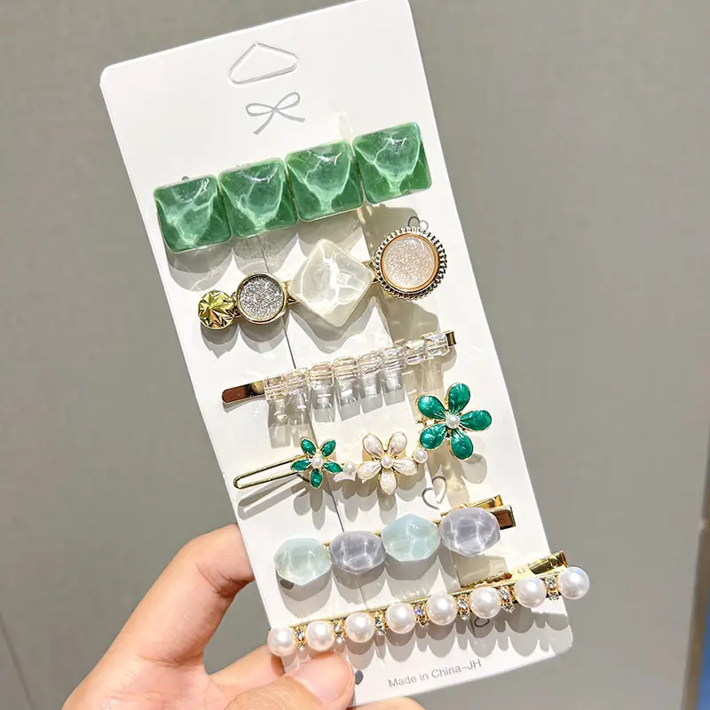 Pearl Hair Accessories Set for Women - Image 11