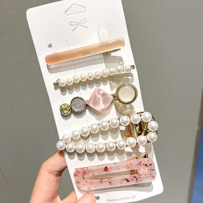 Pearl Hair Accessories Set for Women - Image 12