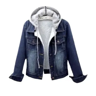 Women Denim Short Jacket with Fringe Trim 2025 Spring - Image 13