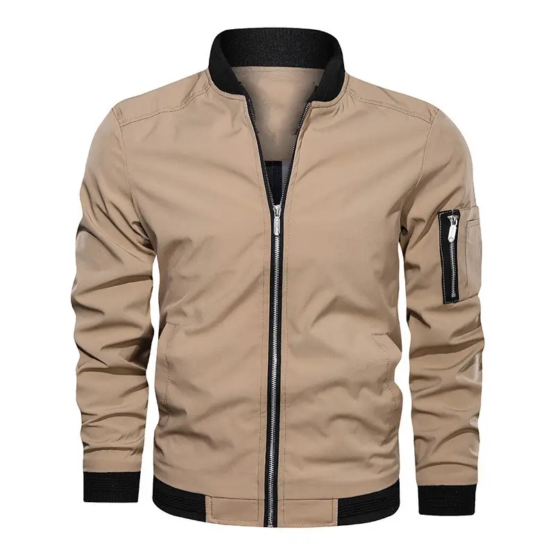 Men's Black Oversized Baseball Jacket Spring Autumn Loose Fit