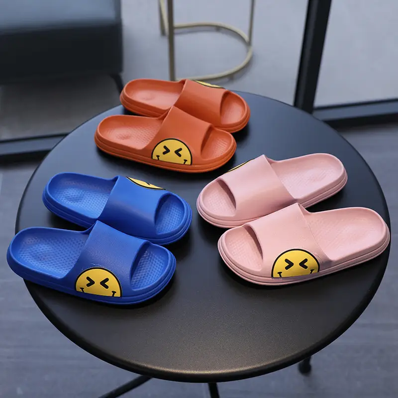Girl's Bathroom Slippers Parent-Child Summer Boy's Big Boy's Indoor Non-Slip Bathing Home Sandals Shoe Slippers