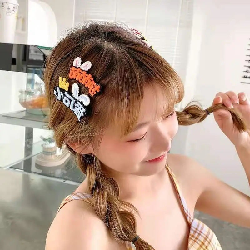 Kids Duck Clip Hairpin with Yellow Star - Image 5