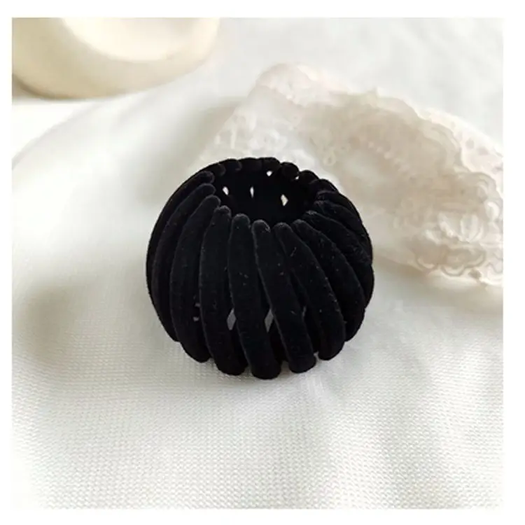 Korean Ins Velvet Hair Tie Lazy Bun Styling Tool - Image 2