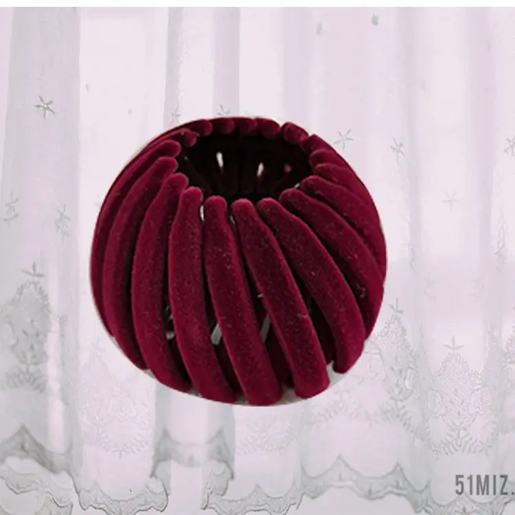 Korean Ins Velvet Hair Tie Lazy Bun Styling Tool - Image 3