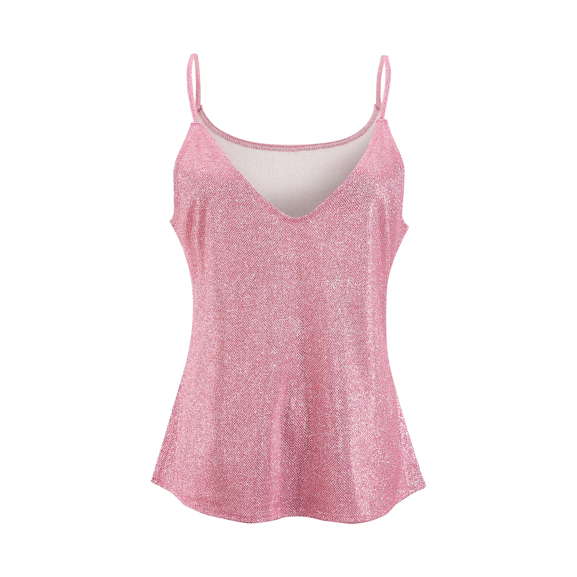 2025 V Neck Bronzed Top for Women Casual Sexy Vest — feature 36