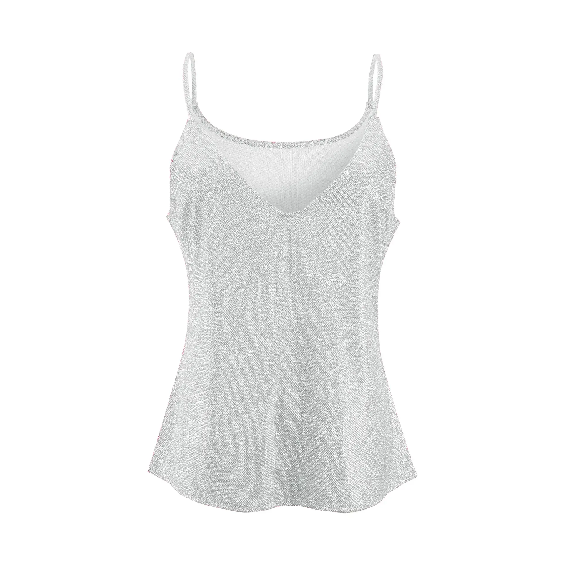 2025 V Neck Bronzed Top for Women Casual Sexy Vest — feature 44