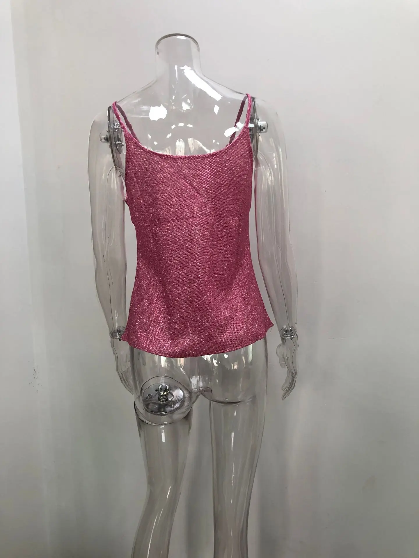 2025 V Neck Bronzed Top for Women Casual Sexy Vest — feature 47