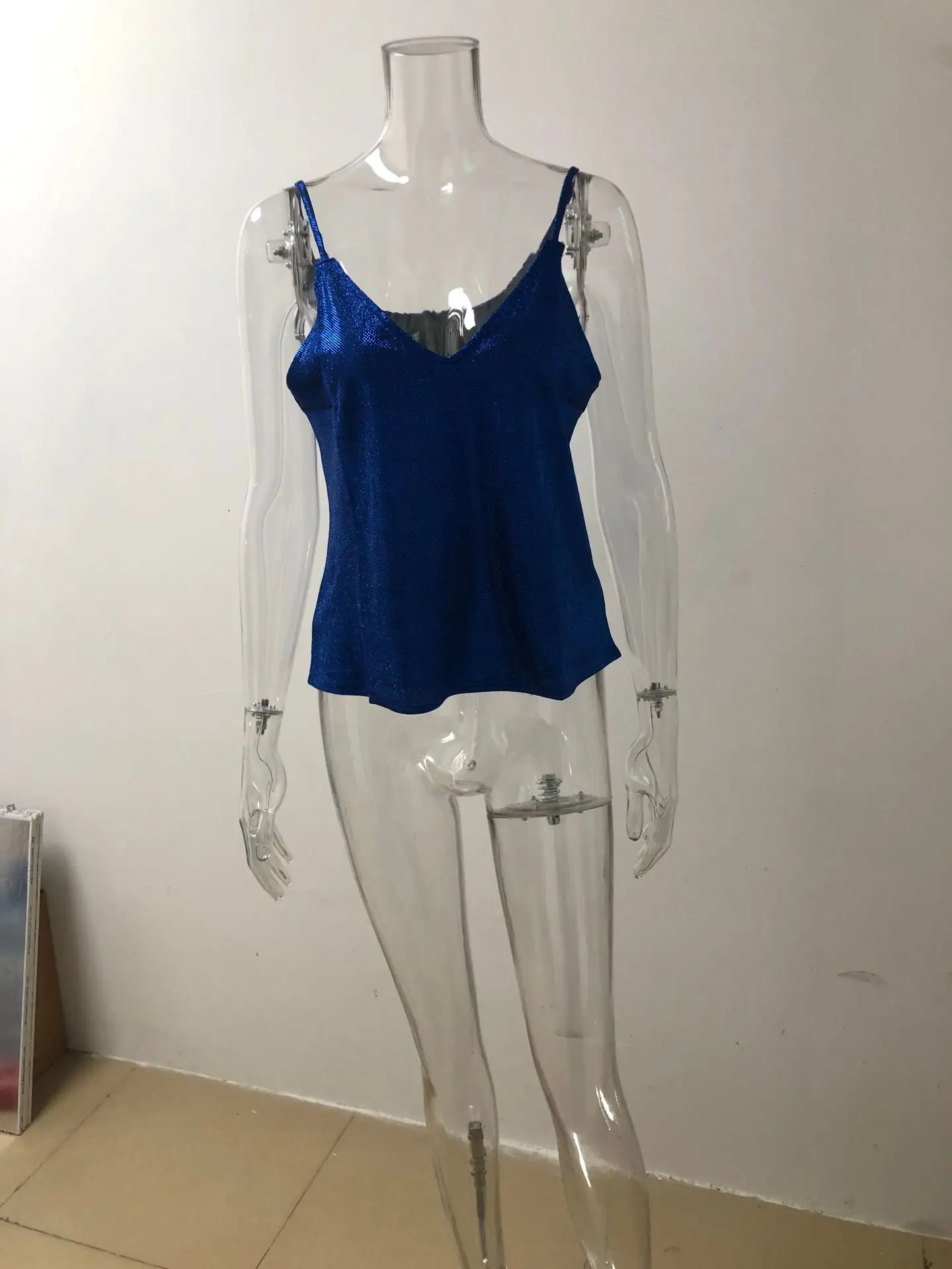 2025 V Neck Bronzed Top for Women Casual Sexy Vest — feature 48