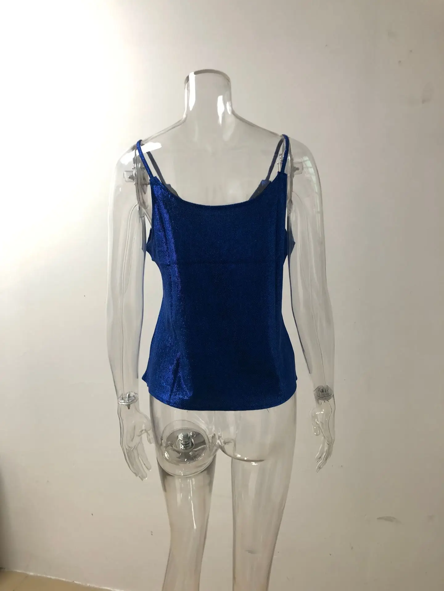 2025 V Neck Bronzed Top for Women Casual Sexy Vest — feature 49