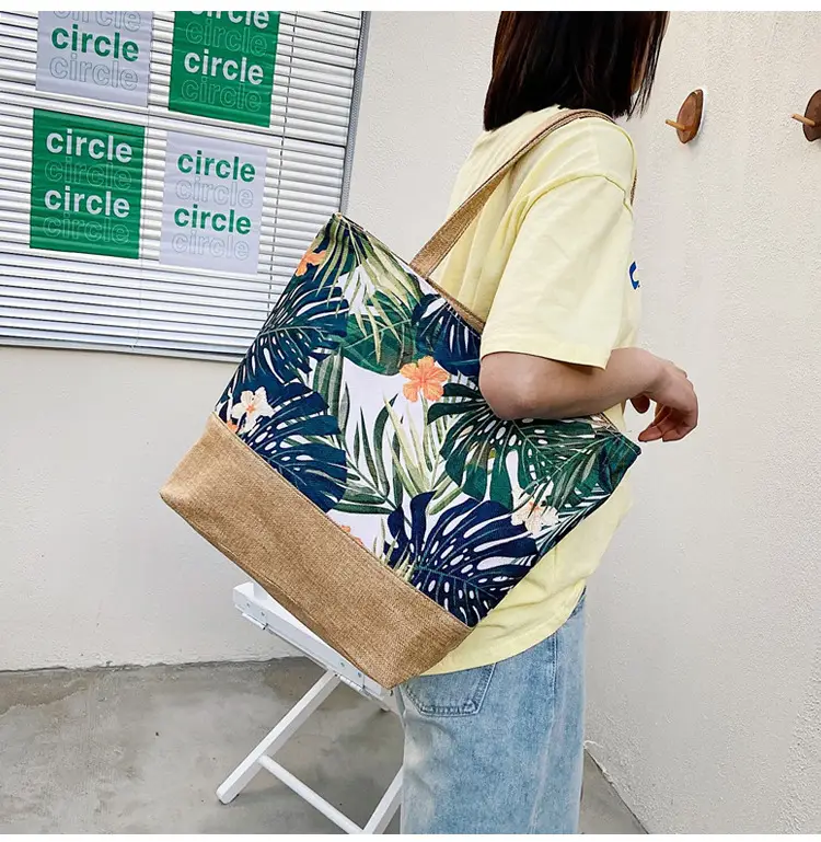 Fashion Canvas Bag Large Capacity Women's Shoulder Bag — feature 15
