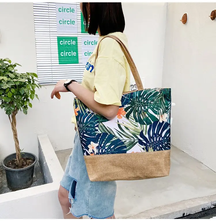 Fashion Canvas Bag Large Capacity Women's Shoulder Bag — feature 18