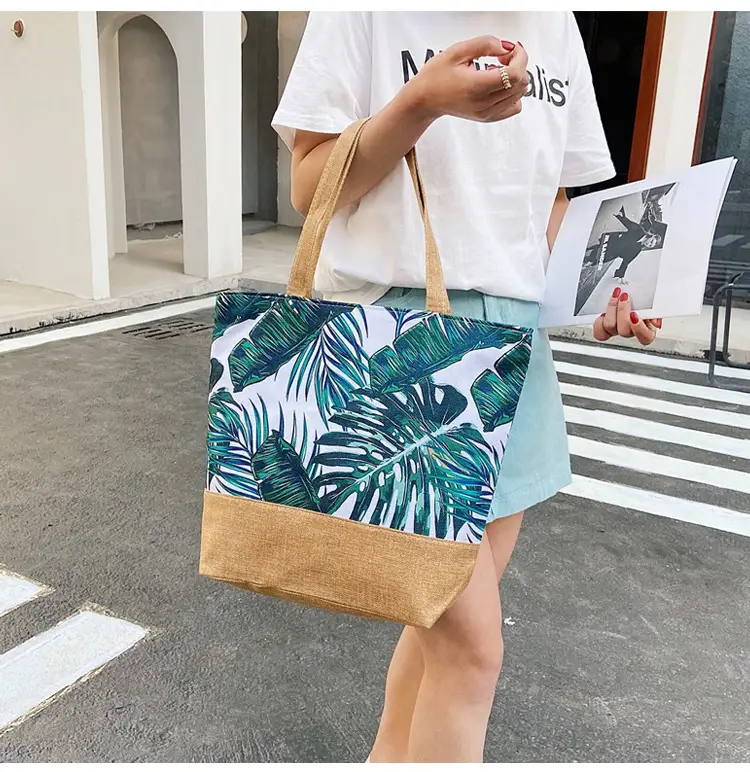 Fashion Canvas Bag Large Capacity Women's Shoulder Bag — feature 19