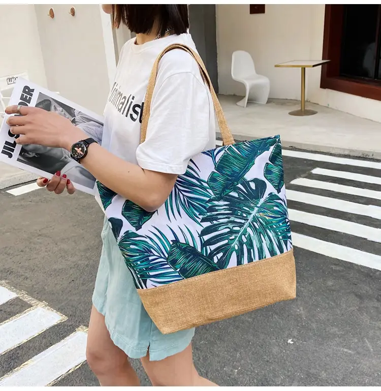 Fashion Canvas Bag Large Capacity Women's Shoulder Bag — feature 21