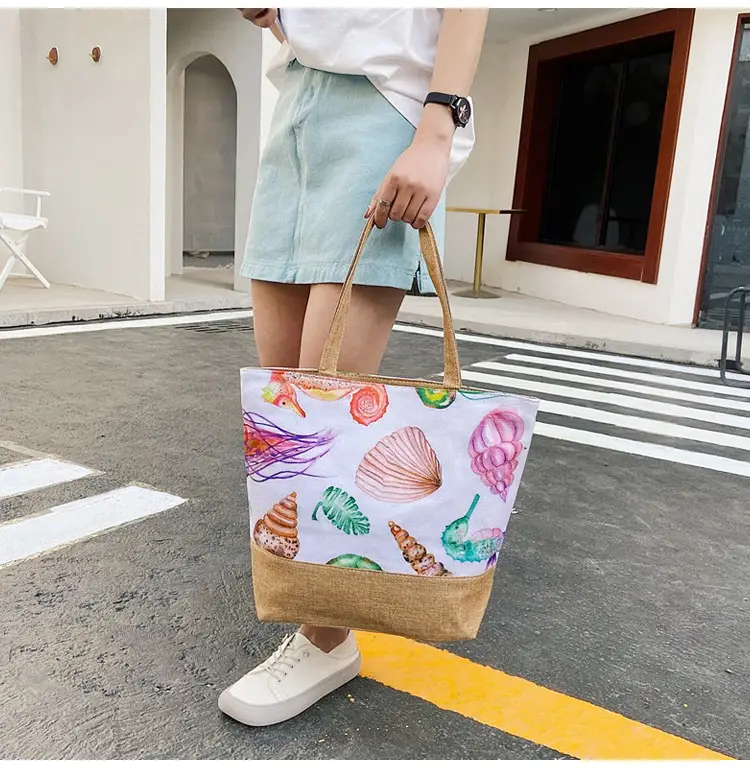 Fashion Canvas Bag Large Capacity Women's Shoulder Bag — feature 22