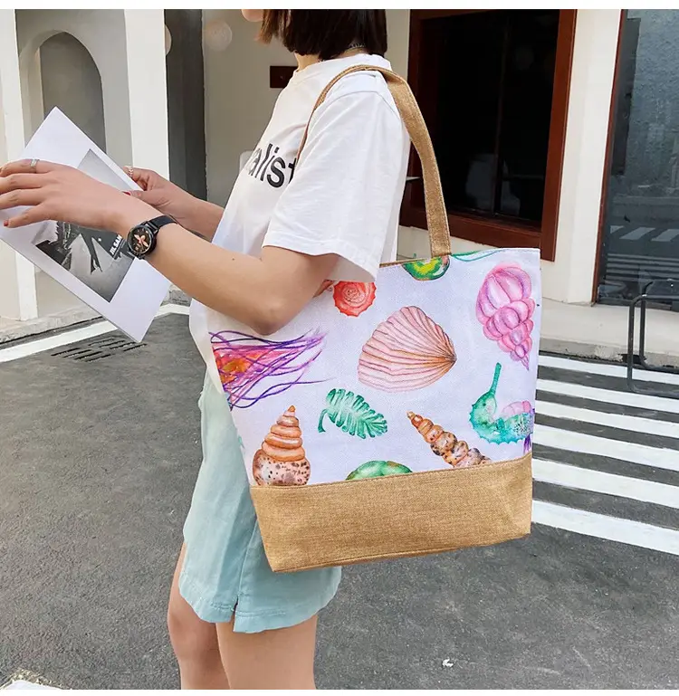 Fashion Canvas Bag Large Capacity Women's Shoulder Bag — feature 23
