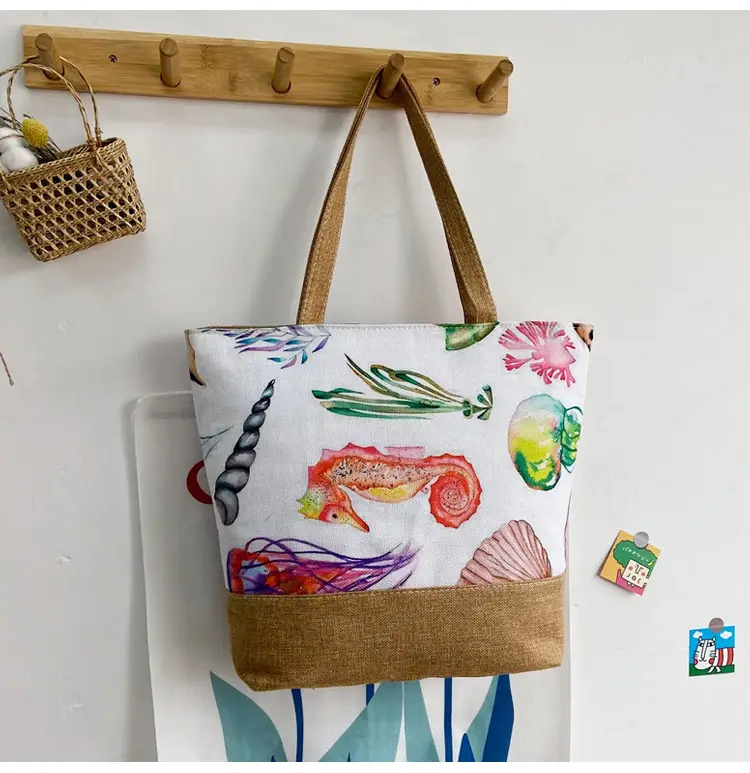 Fashion Canvas Bag Large Capacity Women's Shoulder Bag — feature 27