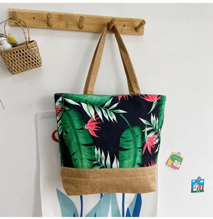 Fashion Canvas Bag Large Capacity Women's Shoulder Bag — feature 30