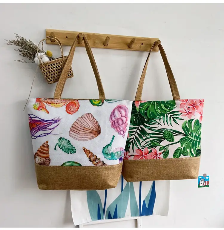 Fashion Canvas Bag Large Capacity Women's Shoulder Bag — feature 32