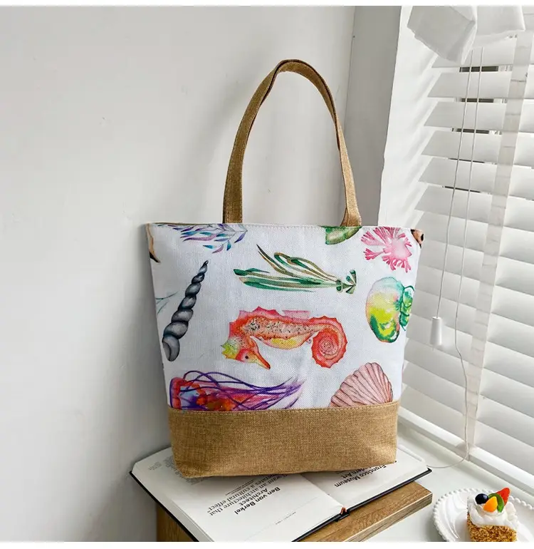 Fashion Canvas Bag Large Capacity Women's Shoulder Bag — feature 34