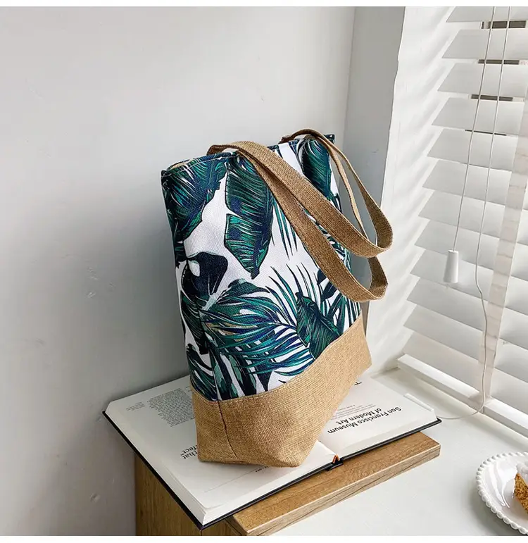 Fashion Canvas Bag Large Capacity Women's Shoulder Bag — feature 36