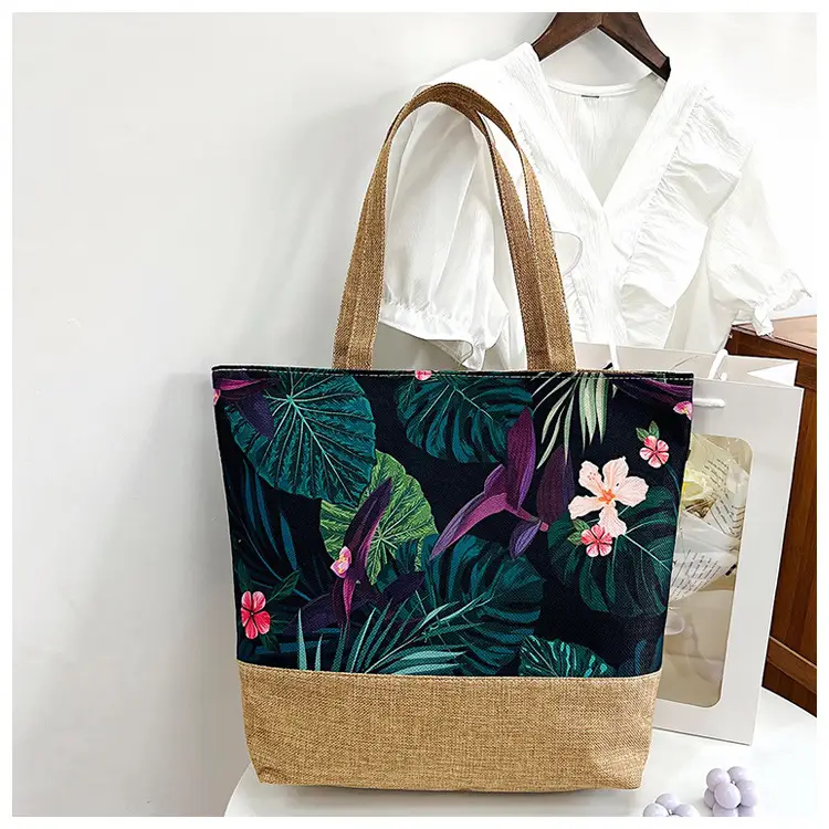 Fashion Canvas Bag Large Capacity Women's Shoulder Bag - Image 12