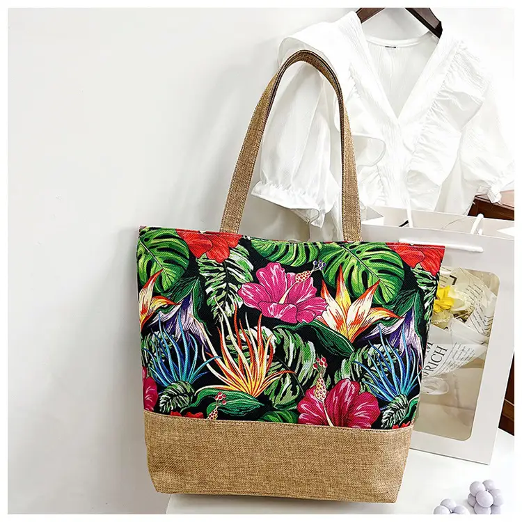 Fashion Canvas Bag Large Capacity Women's Shoulder Bag - Image 14