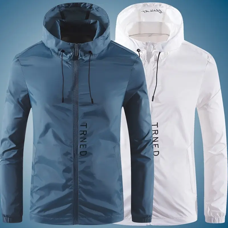 Men's White Thin Elastic Fishing Jacket UV Protection - Image 6
