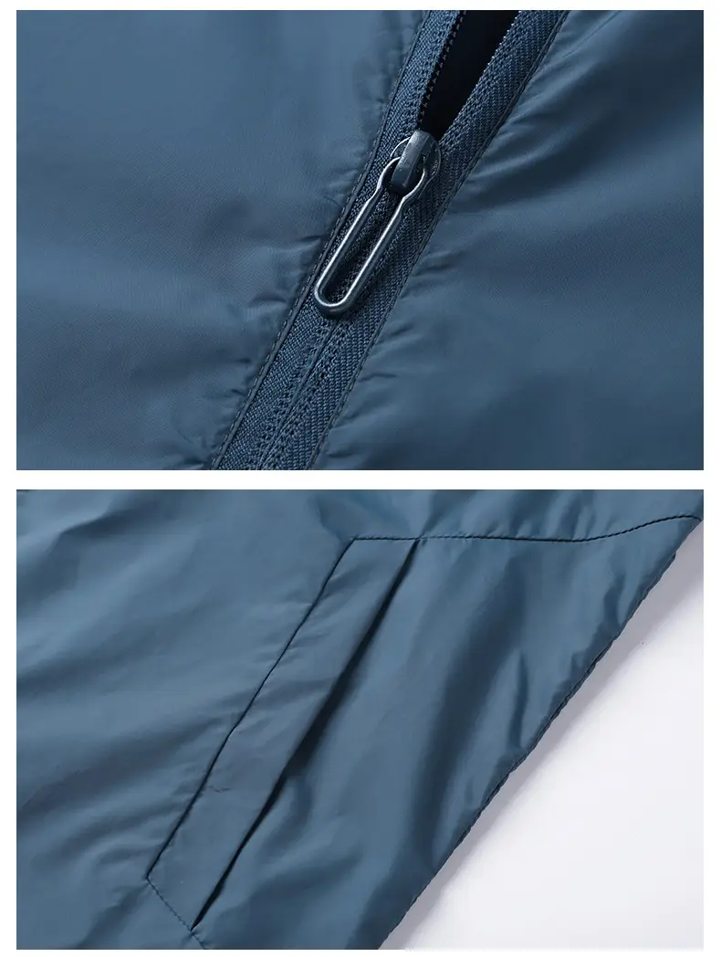 Men's White Thin Elastic Fishing Jacket UV Protection — feature 14