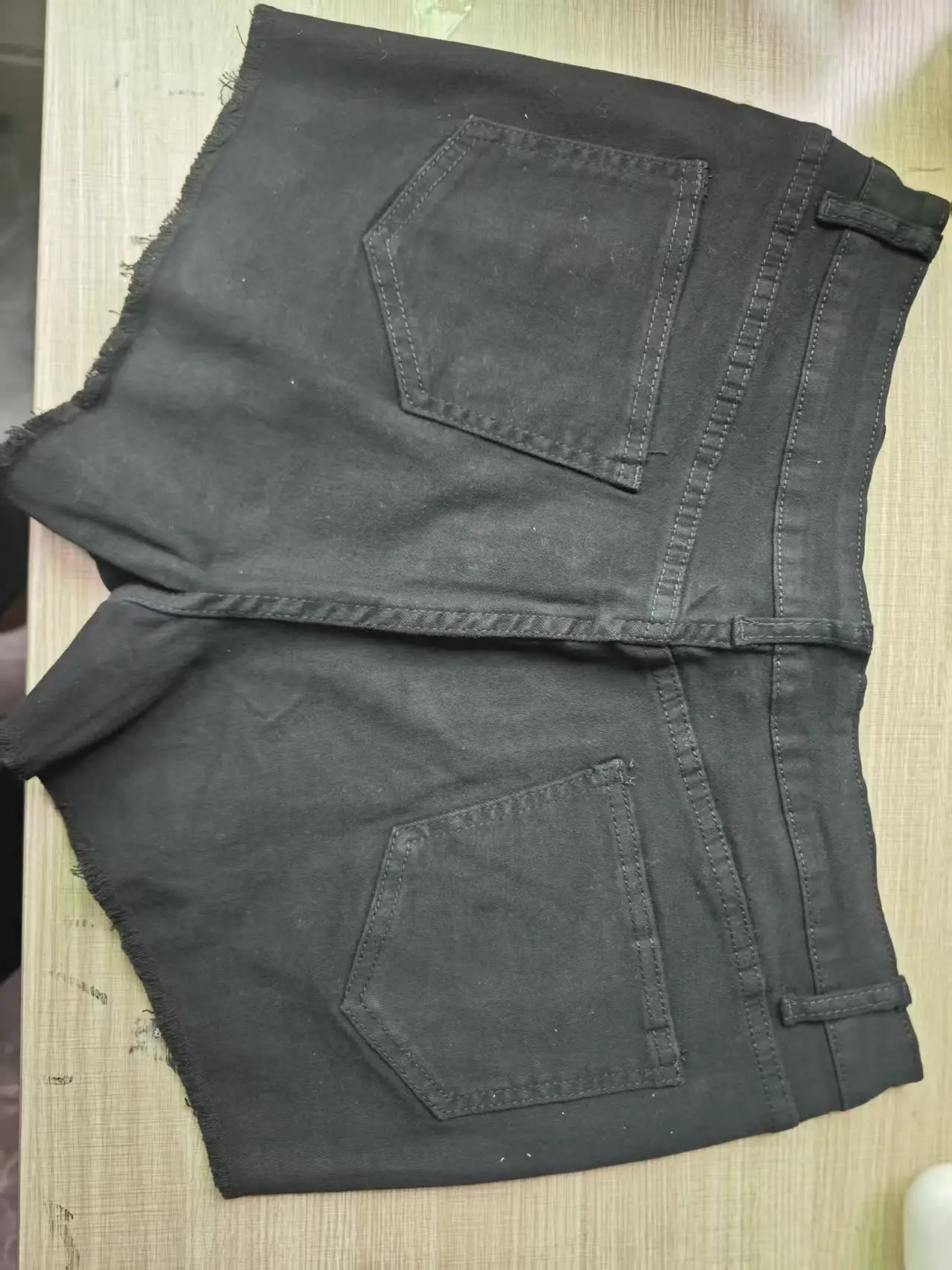 Ripped High Elastic Denim Shorts for Women — feature 4